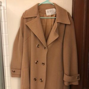 VINTAGE 100% WOOL CAMEL COAT
